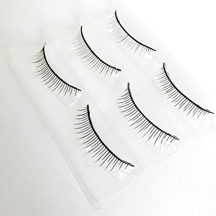 3 pairs False Eyelashes Mink with glue 