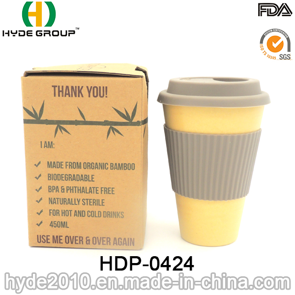Various Color Bamboo Fiber Coffee Mug Travel Mug (HDP-0424)