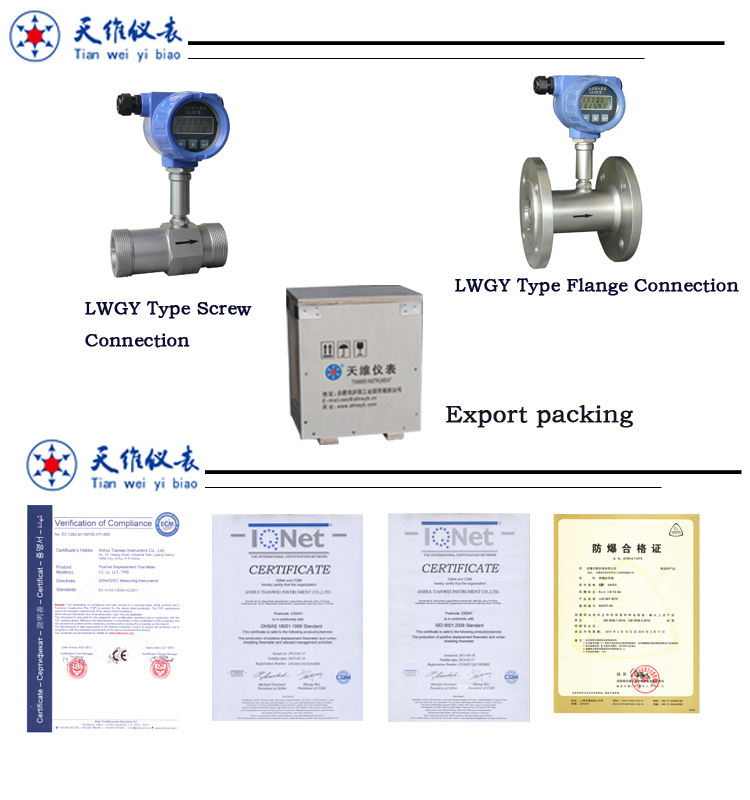 Alcohol flow meter