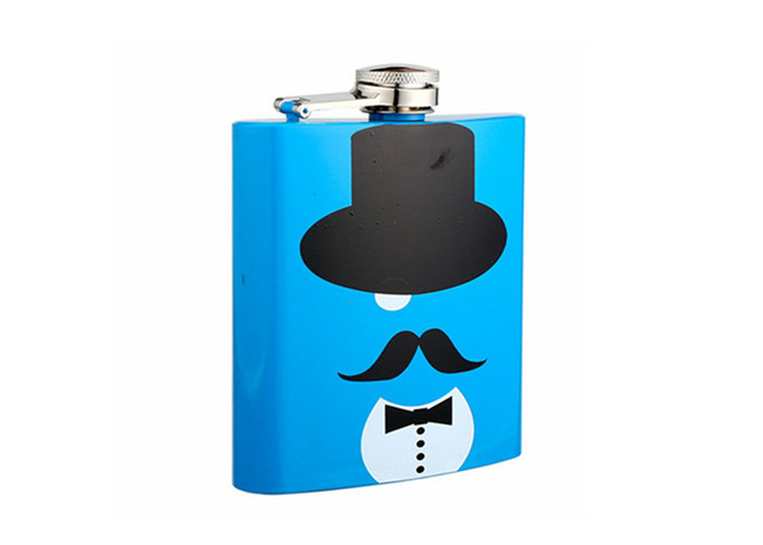 fashion Father's Day Mustache Series Hip Flask Set