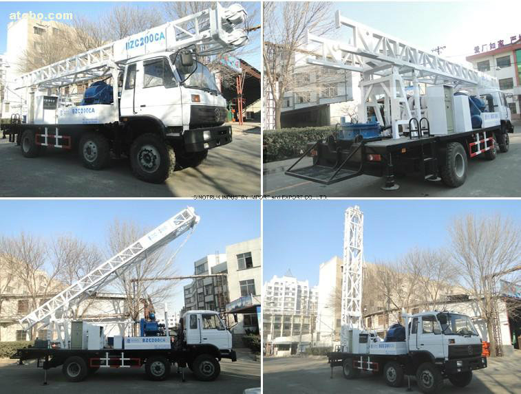 Professional Manufacture Water Well Drilling Truck of 600meters Depth