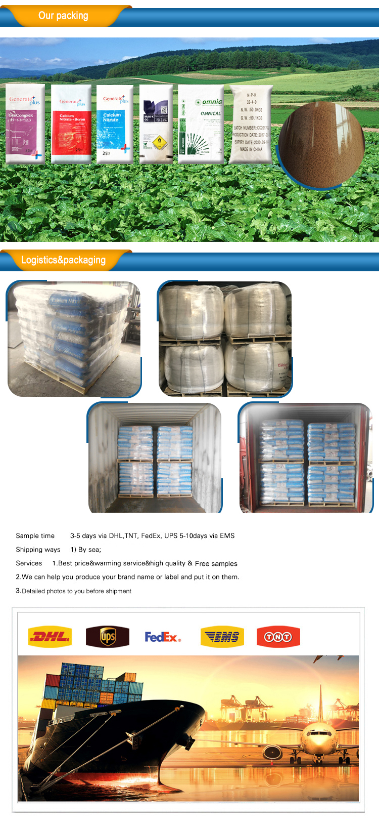 Calcium Ammonium Nitrate PH 5-7