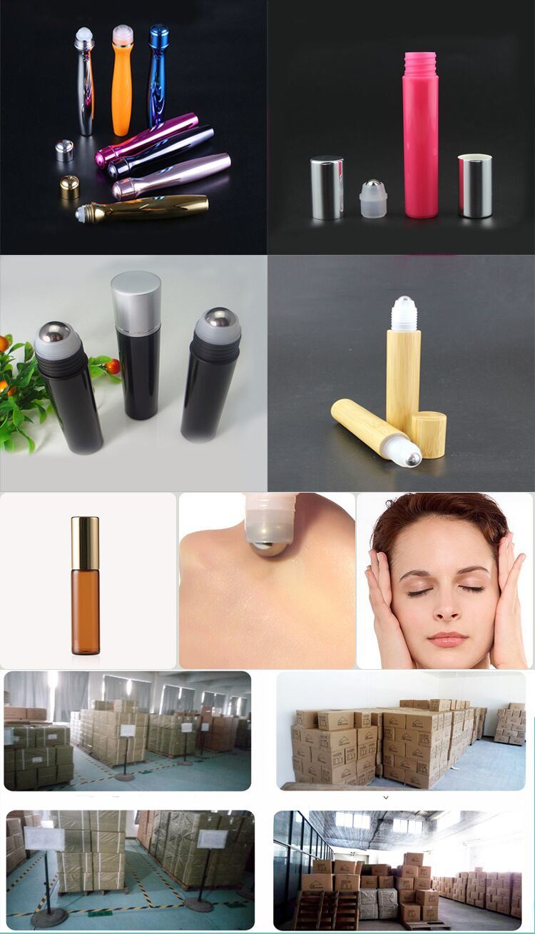 Packaging Specialized Plastic Bamboo Roll on Bottle 15ml. 20ml (NRB16)