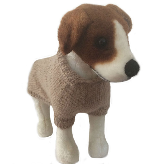 Hand Knitted Winter Dogs Coat Jumper Sweater Puppy Clothing Clothes