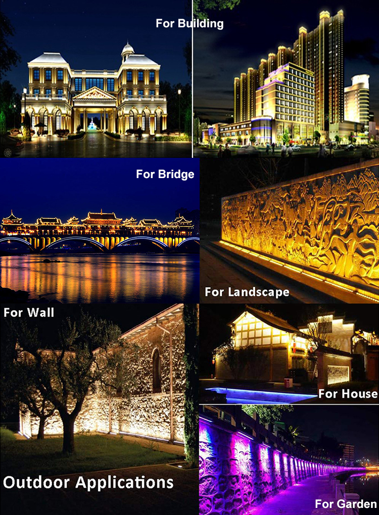 LED linear lights for outdoor decorative lighting