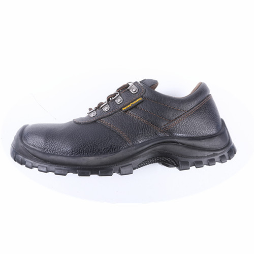 Men Genuine Leather Steel Toe Safety Shoes