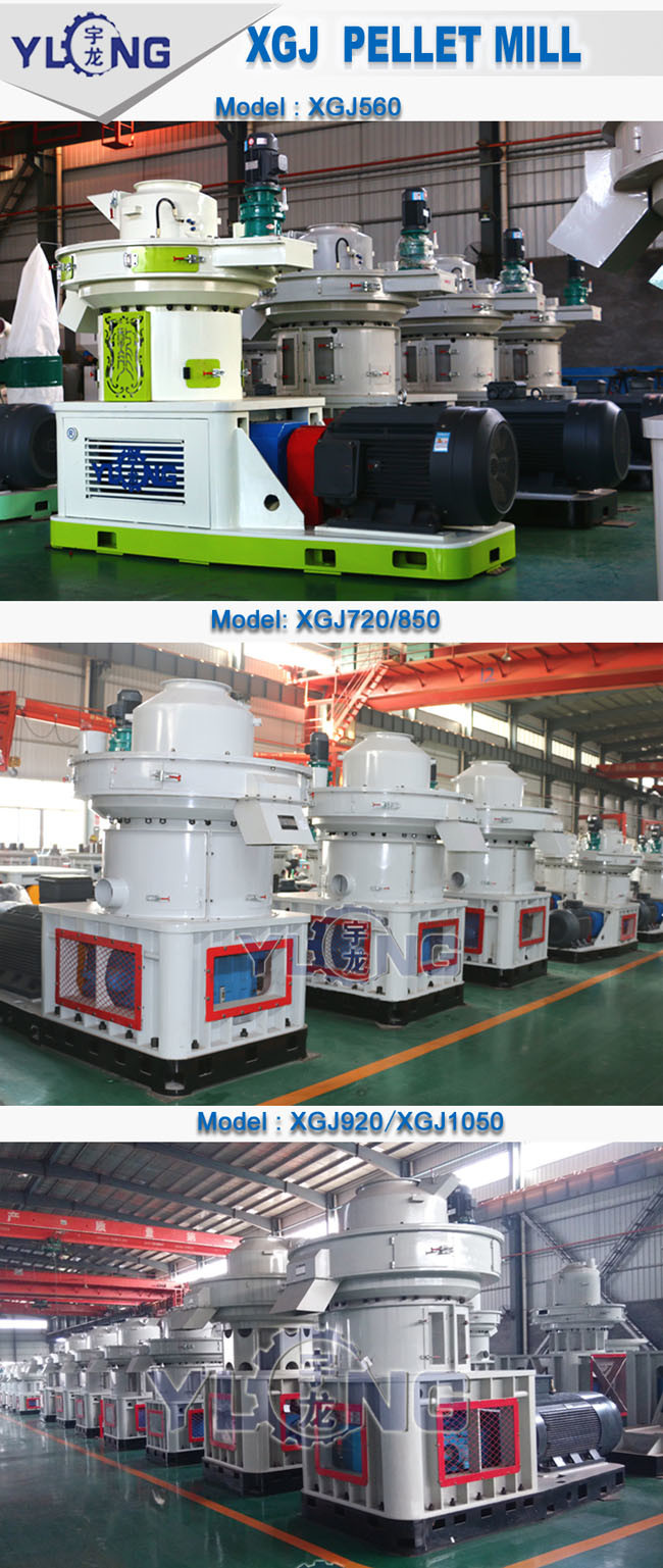 Hot Selling 90kw 1-1.5t/H Wood Pellet Machine Factory Directly Supply