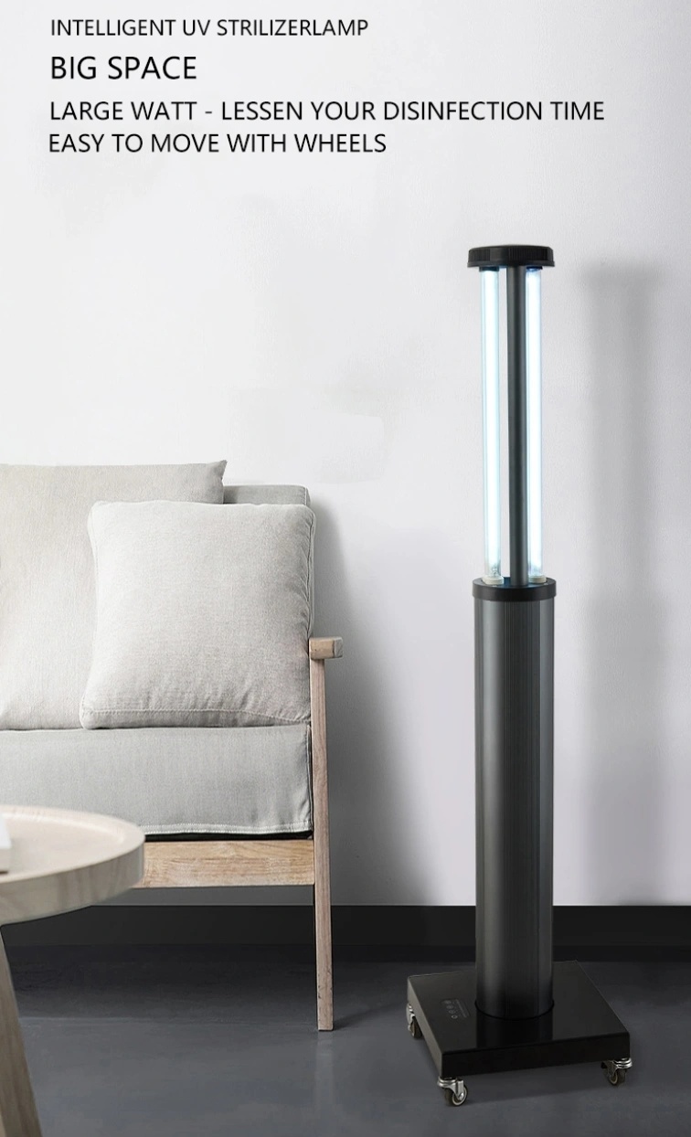 Lampe de stérilisation UV 360 degrés de lumière de stérilisateur ultraviolet à l'ozone avec lampe germicide UV télécommandée