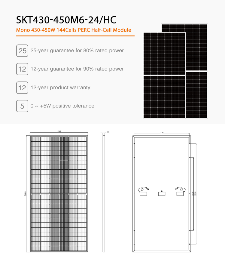 Half Cell Mono PV Module 