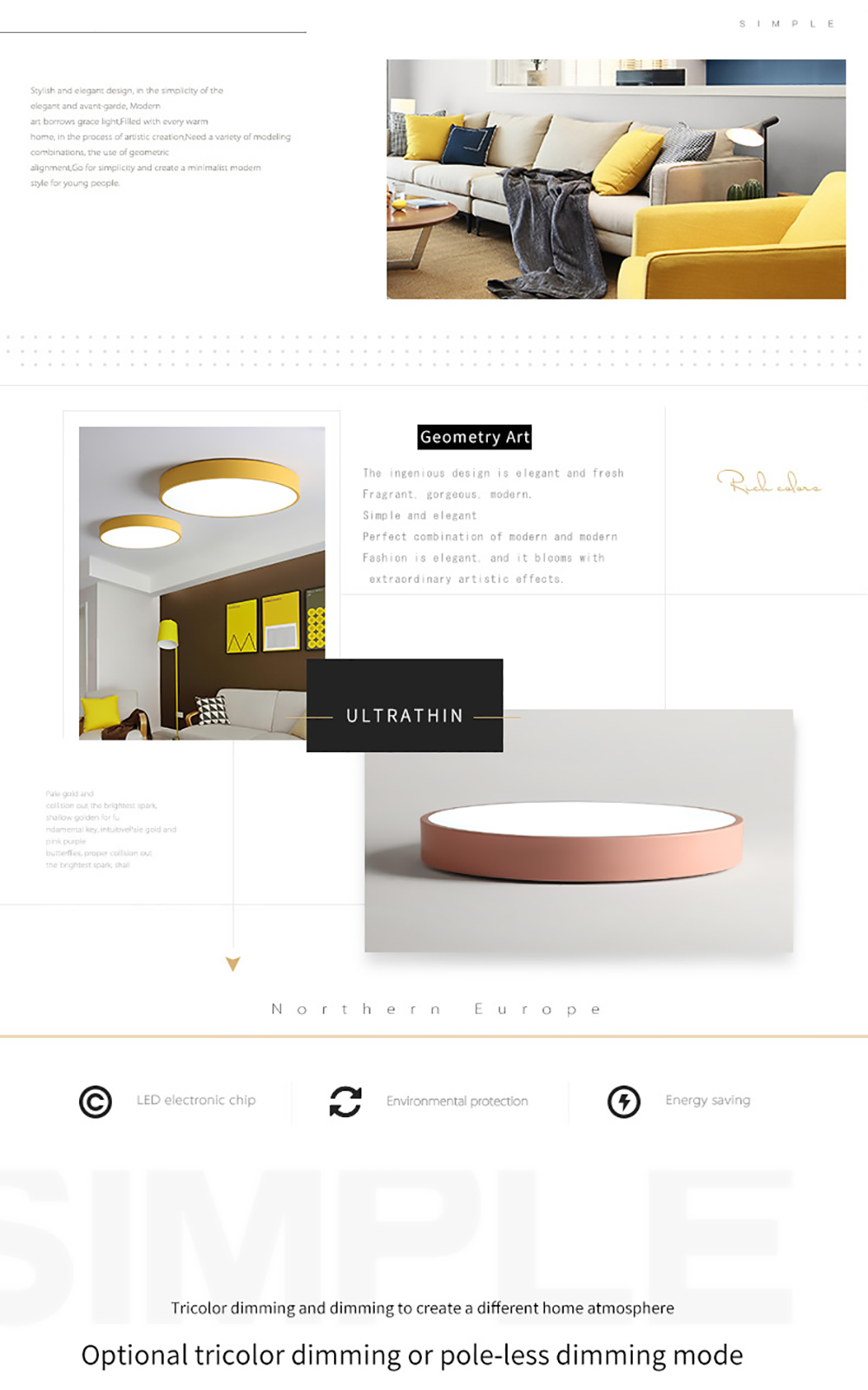 Frameless ceiling light Frameless ceiling light
