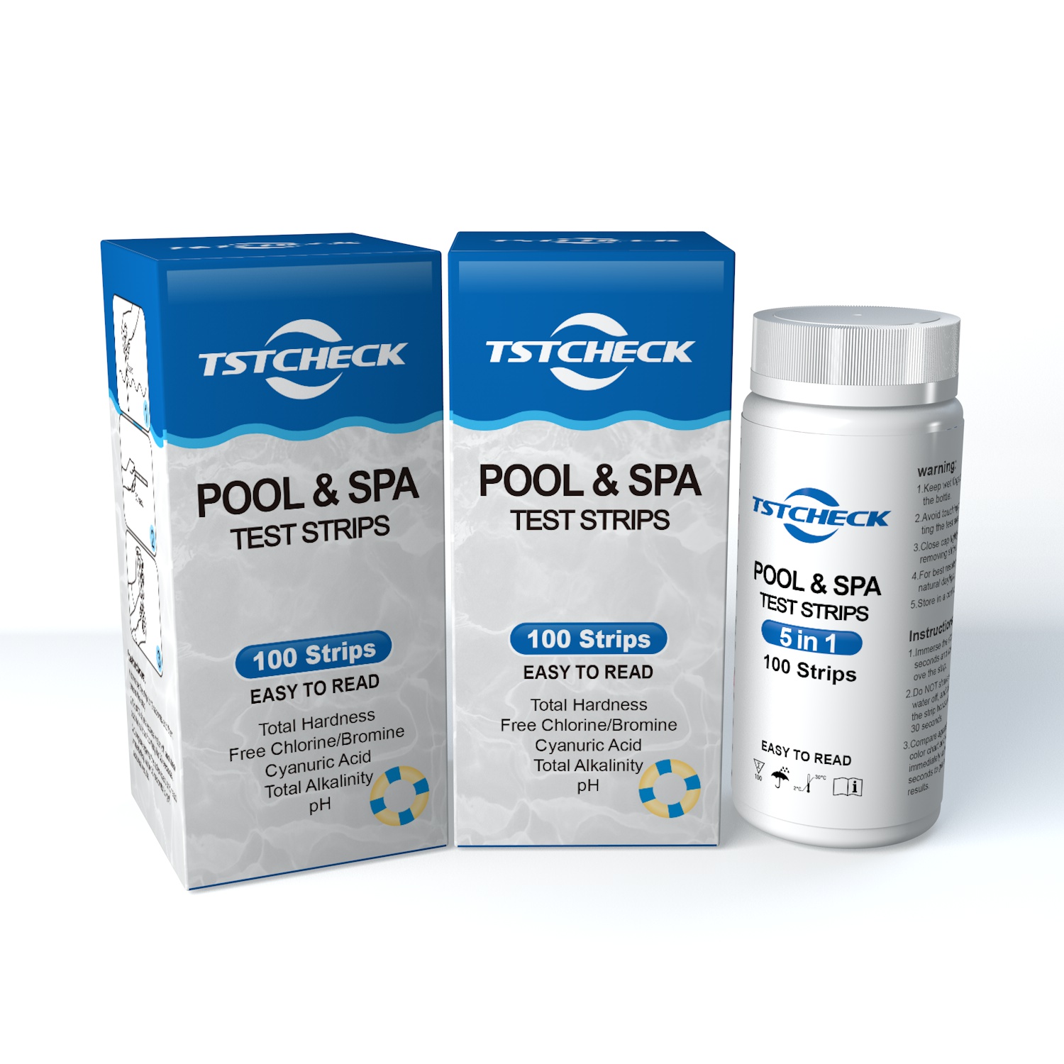 new Pool Test Kit 5in1