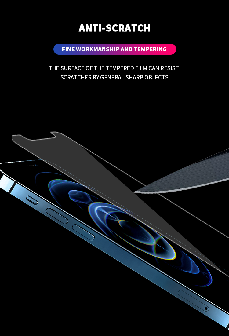 Устойчивое к царапинам защитное стекло из закаленного стекла для iPhone Scratch-resistant tempered glass screen protector for iPhone
