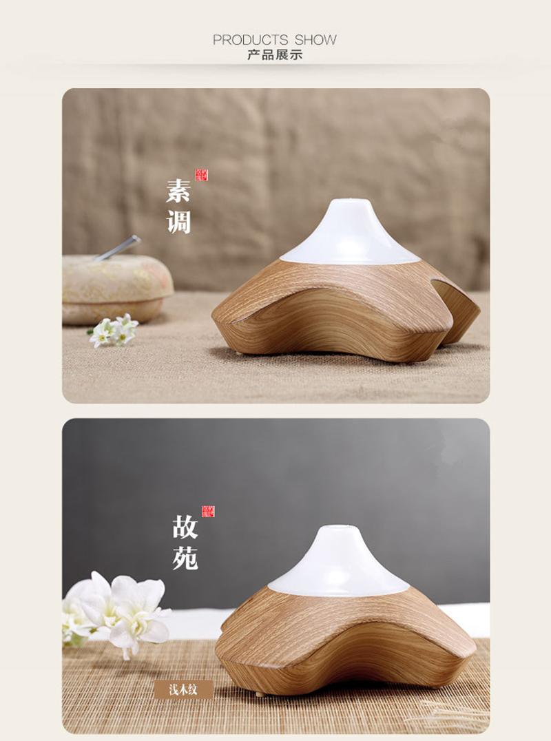 Custom Cheap Humidifier Wood Print Diffuser Aroma with Company Logo