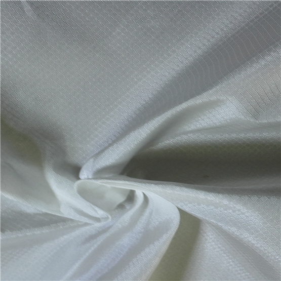 Water & Wind-Resistant Anti-Static Outdoor Sportswear Woven 100% Diamond Jacquard Polyester Fabric Grey Fabric Grey Cloth (53033)
