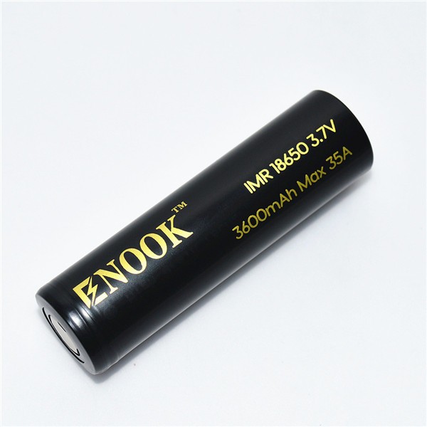 Enook 3600mAh rechargeable lithium ion battery 18650