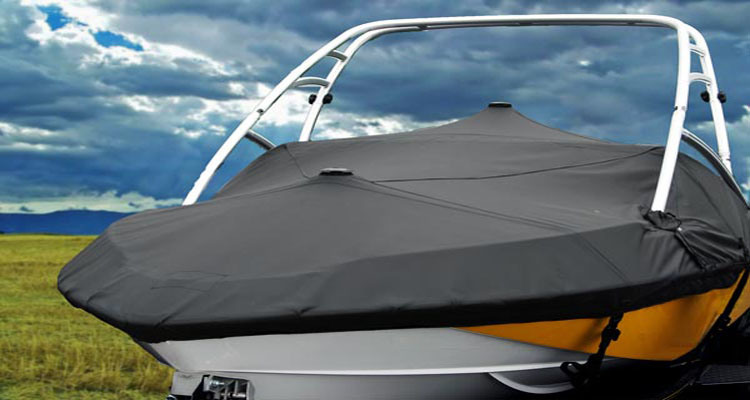 Oxford PVC Silver Polyster Material Boat Cover