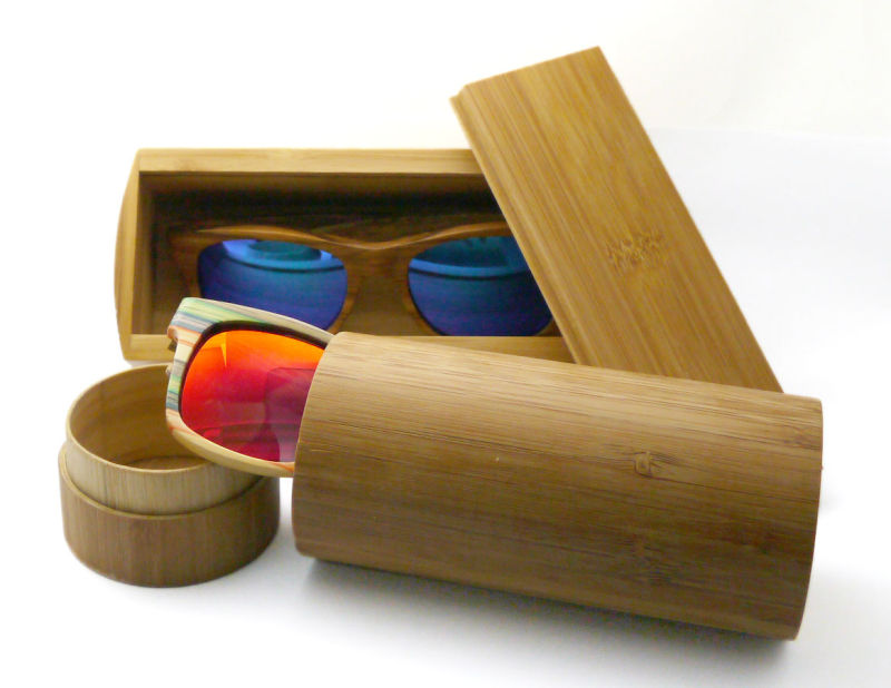 Handmade Simple Brand Wooden Sunglasses (FX15032)