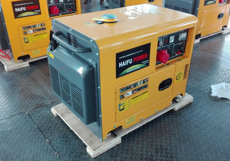 7kw Air Cooled Single Cylinder Portable Silent Diesel Generator Set/Generator
