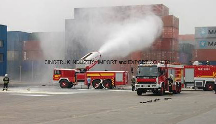 Top Quality HOWO Air Turbine Fire Fight Trucks Fire Pump Fire Engine with 16m-70m Height