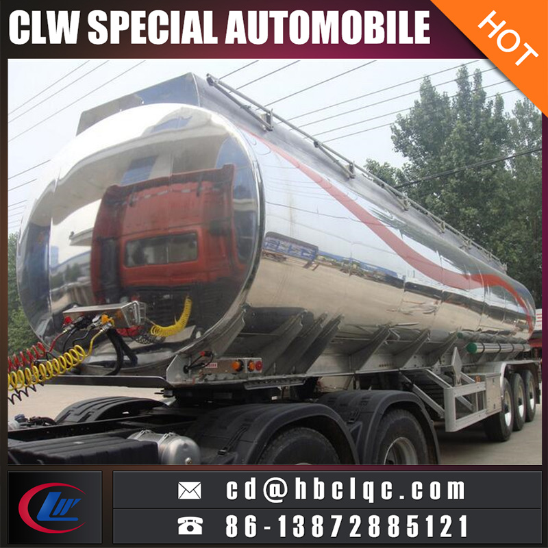 40m3 38m3 5454 Saudi Oil Semitrailer Aluminum Alloy Fue Tank Trailer