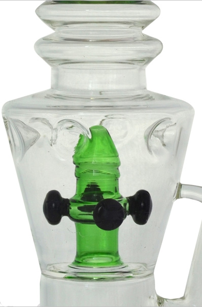 New Stemless 4 Shwerheads Hookah Glass Smoking Water Pipe (ES-GB-425)