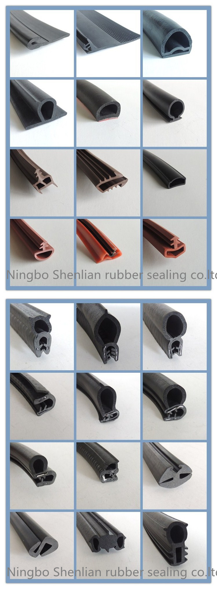 SGS EPDM Rubber Extrusion Window Cleaning Squeegee