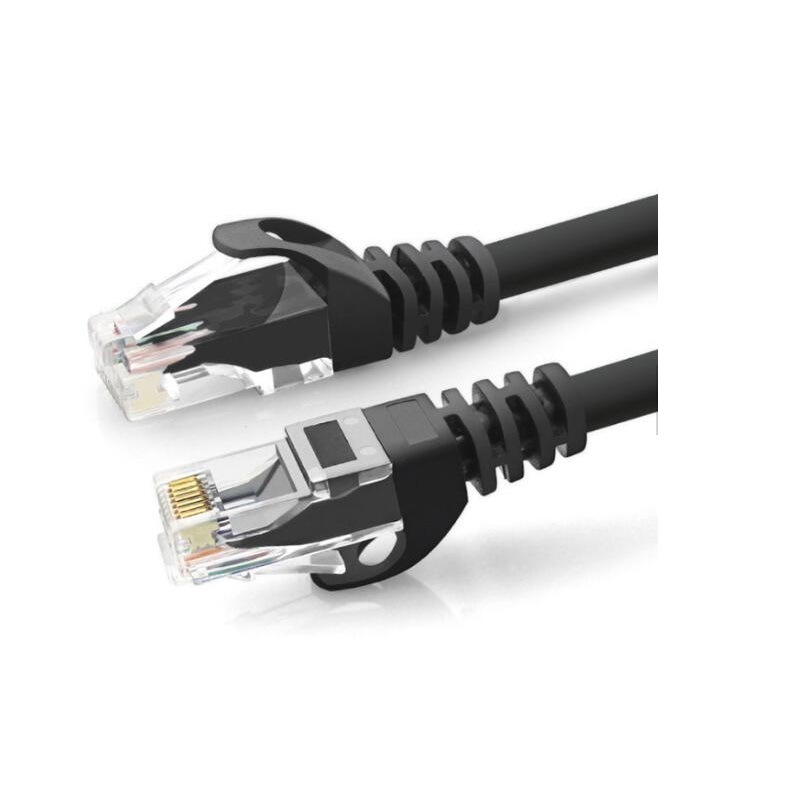 CAT6 UTP Patch Cable (white & black) 0.5m