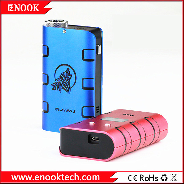 E-cigarette God180S Mod 18650 battery 