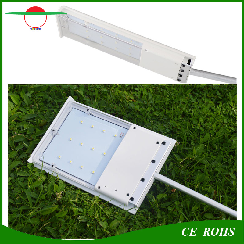 Rechargeable Solar Powered Motion Sensor Lamp 15 LED Waterproof Outdoor Wireless Solar Wall Light Flexible Mini Street Lights