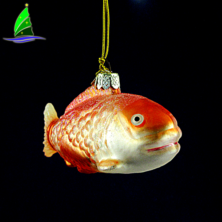 Enfeite De Artesanato De Vidro De Decoração Para Casa Peixe Estilo De Suspensão Home Decoration Fish Style Hanging Glass Handicraft Ornament