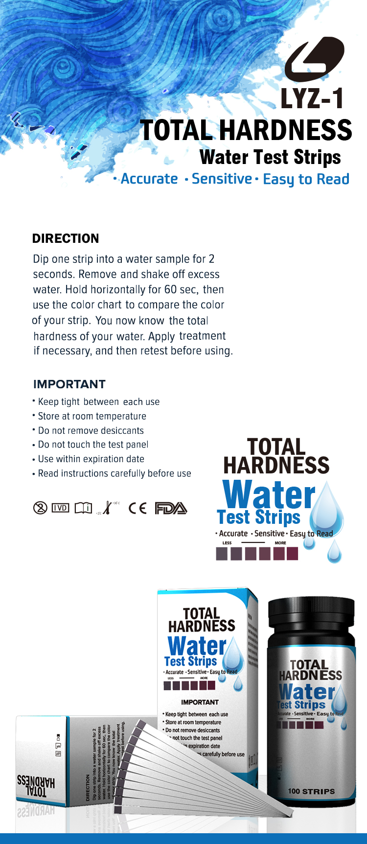 water hardness test kits