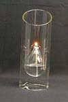 Heat-Resistant Candleholder Candlestick Made by Borosilicate Glass