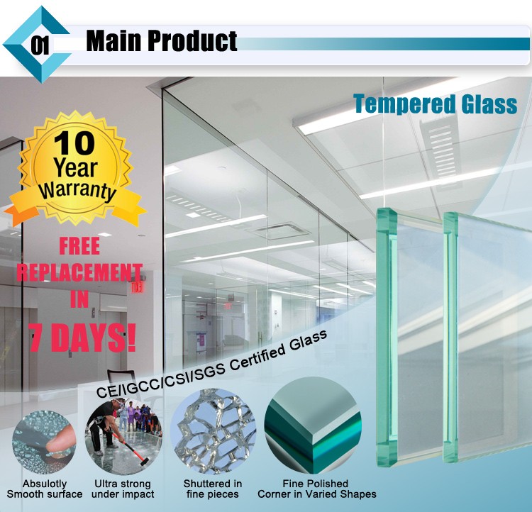 clear tempered glass