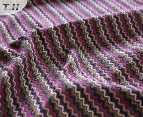 2017 a&B Series Jagged Pattern Linen Sofa Fabric