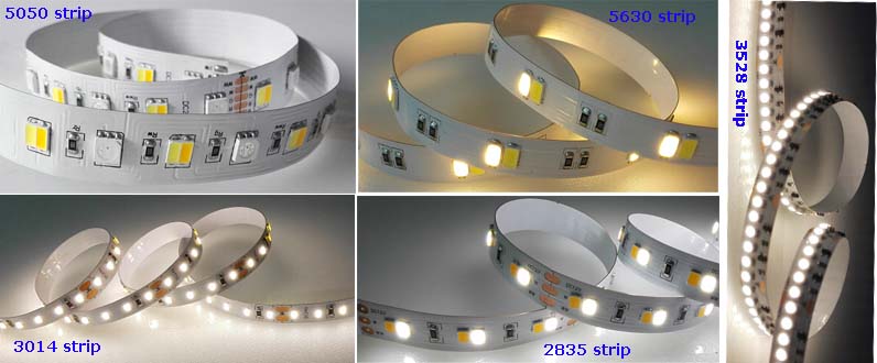 New RGB+White+Warm White LED Strip with CE, RoHS & ETL