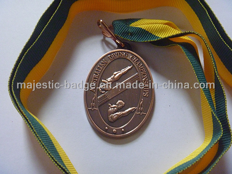 Customized Gold Plating Sport Medallion