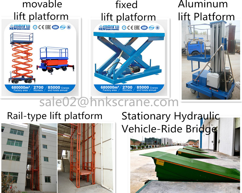 Factory Price Self-Propelled and Mobile Telescopic Hydraulic Working Platform