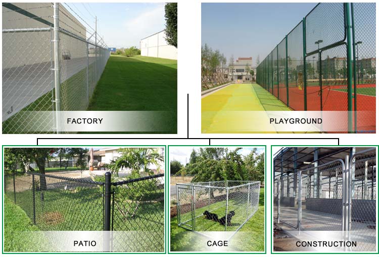 Hot Dipped High Quality Galvanized Chain Link Fence