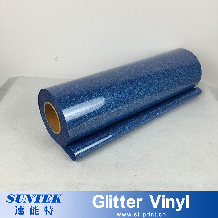Glitter Flock Reflective Heat Transfer Printing Vinyl for T-Shirt