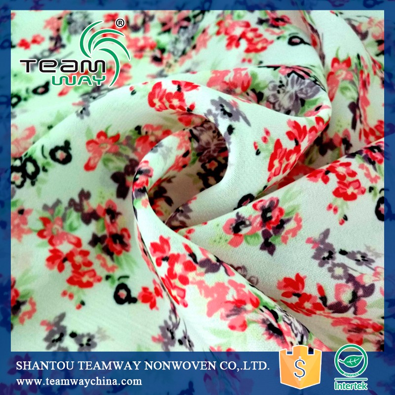 Polyester Hot Transfer Printing Chiffon Polyester Hot Transfer Printing Chiffon