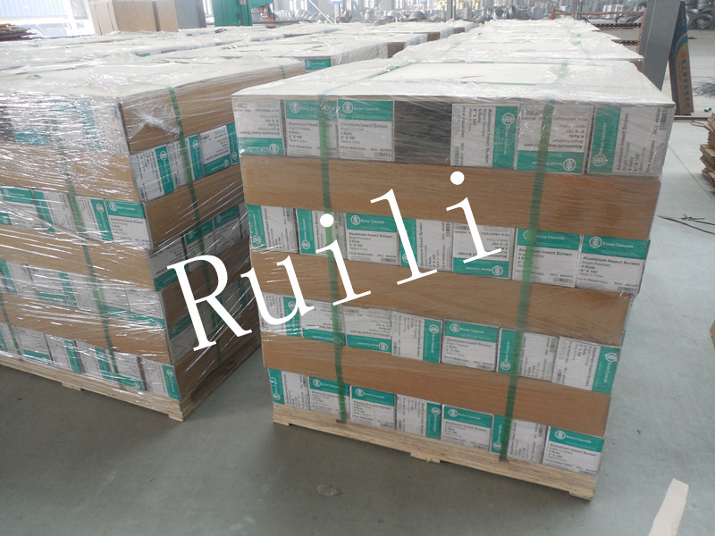 Stainless Steel Color Aluminum Wire Mesh 14*14