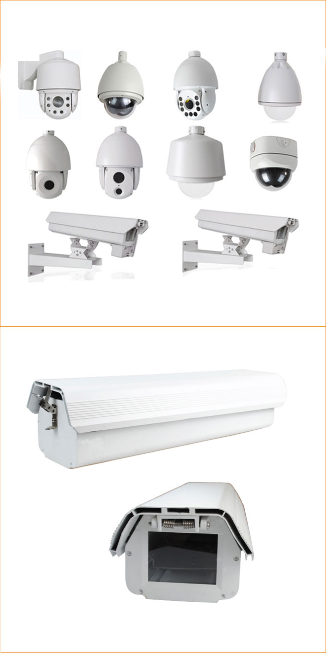 Various CCTV Camera Aluminum Die Casting Housing Accessories