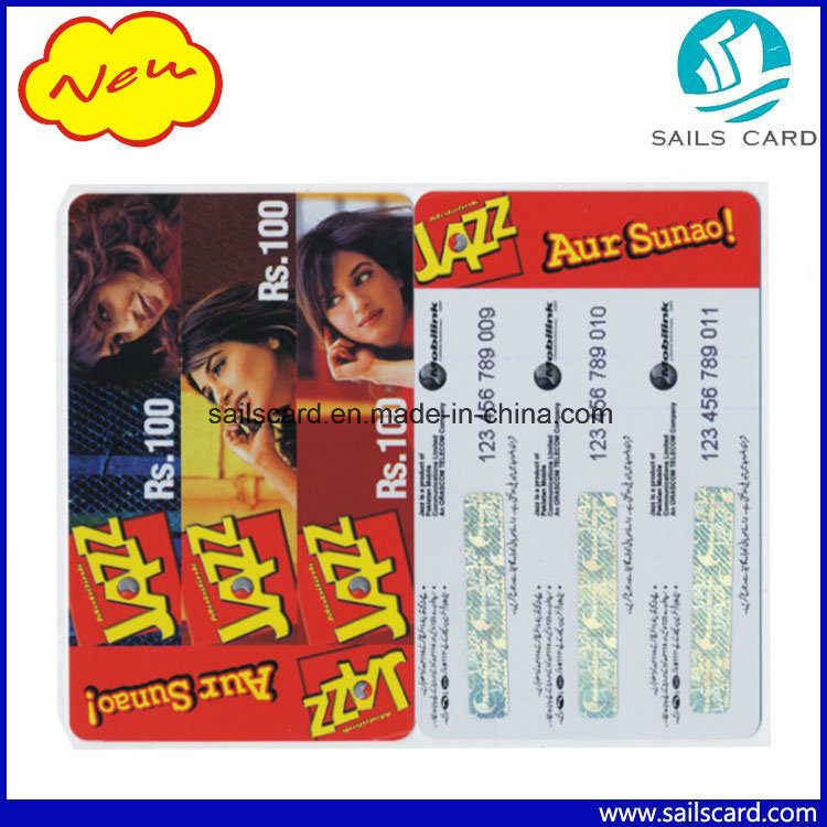 Paper & Plastic Prepaid Scratch Card