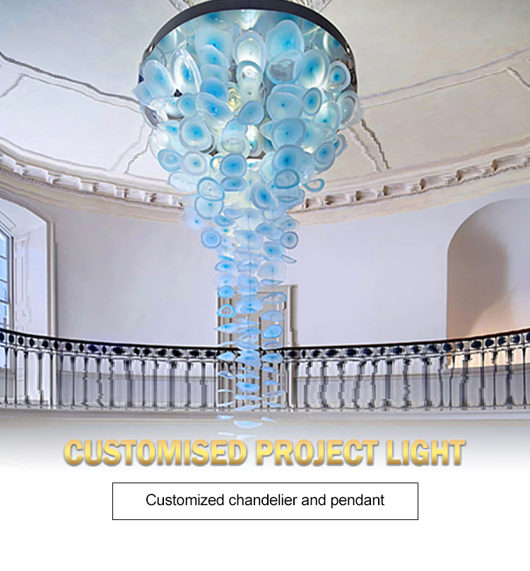 Large crystal chandelier for banquet hall