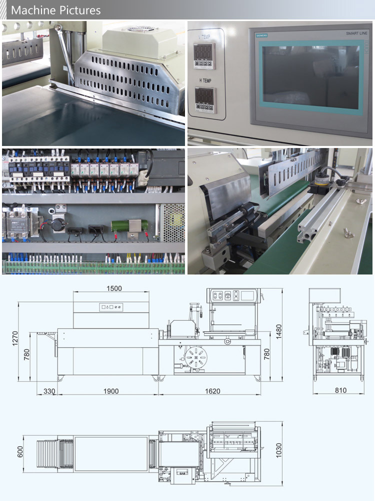Automatic Carbon Steel Side Sealing & Shrink Packing Machine