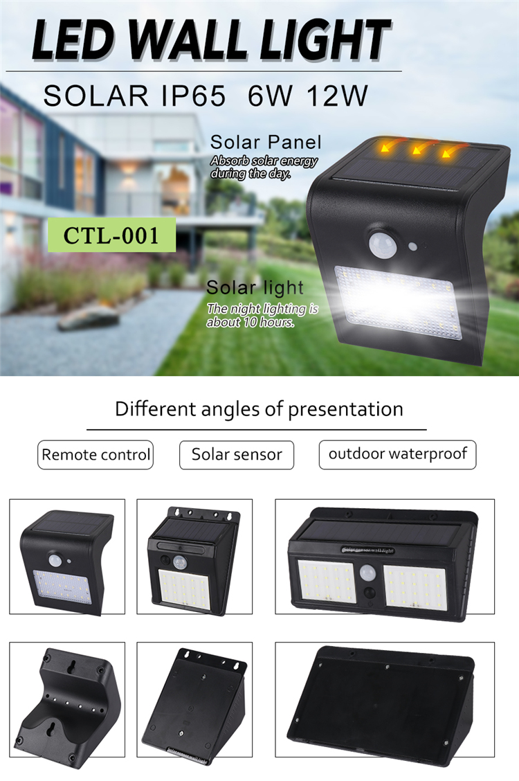 Solar wall light