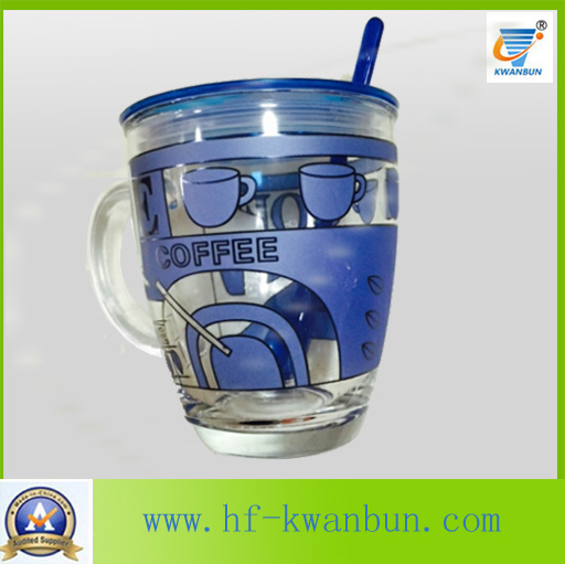 Nice Decal Glass Cup Mug for Coffee & Tea