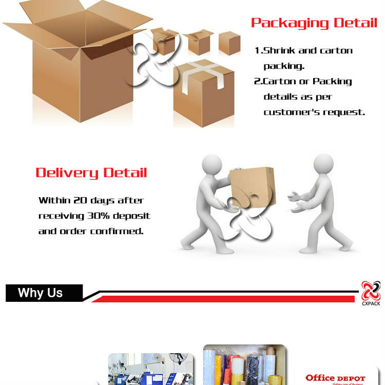 pvc cling film roll packing