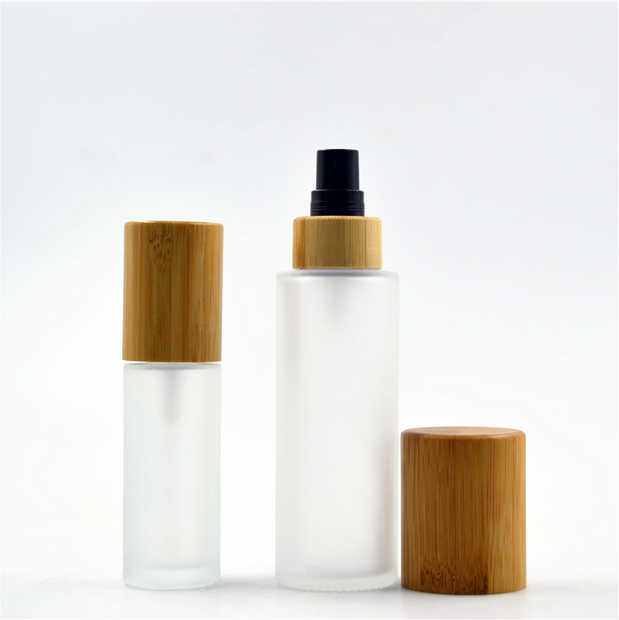 Empty bamboo cosmetic spray bottles 150ml