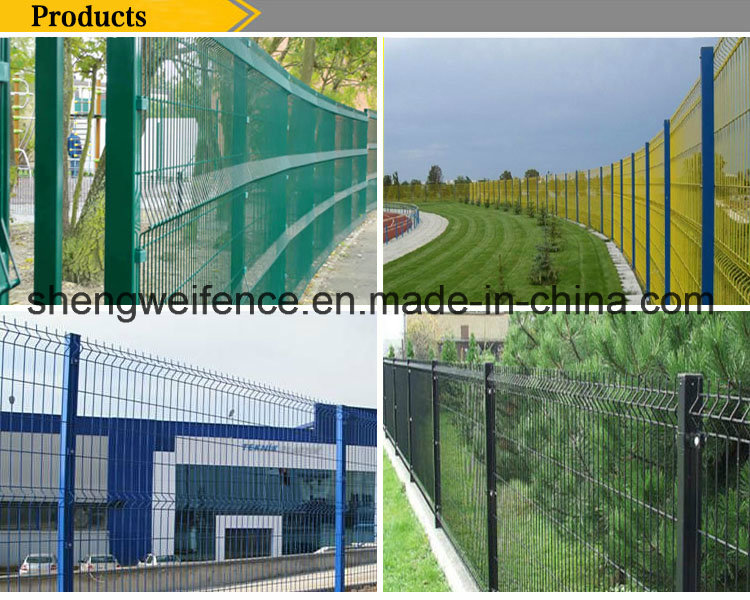 Curvy Powder Coated Welded Security Fence Panel